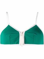 ERES haut de bikini Sifflet à fermeture zippée - Vert