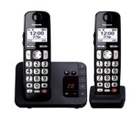 Panasonic KX-TGE262NLB telefoon DECT-telefoon Nummerherkenning Zwart - thumbnail