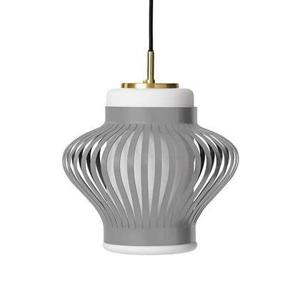 Warm Nordic Opal Lamella hanglamp Ø26 sky grey