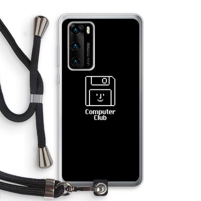 Hello: Huawei P40 Transparant Hoesje met koord