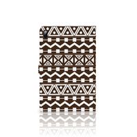 Samsung Galaxy Tab S7 FE | S7+ | S8+ Tablet Hoes Aztec Brown