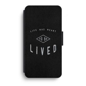 To be lived: iPhone XR Flip Hoesje