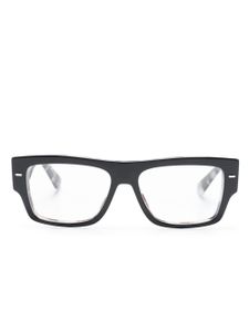 Dolce & Gabbana Eyewear lunettes de vue à monture rectangulaire - Noir