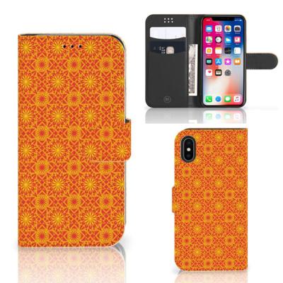Apple iPhone X | Xs | Telefoon Hoesje | Batik Oranje