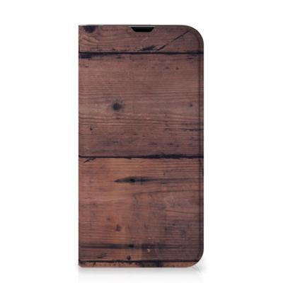 iPhone 13 Pro Book | Wallet Case | Old Wood