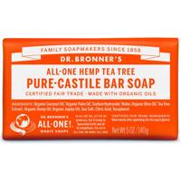 Dr. Bronner's Tea Tree Pure-Castile Bar Soap 140gr