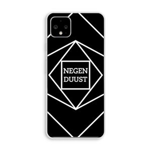 Negenduust geometrisch: Pixel 4 XL Transparant Hoesje