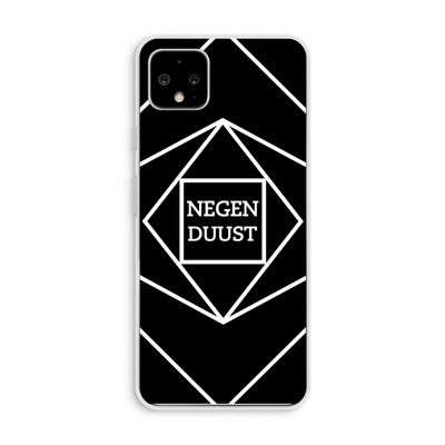Negenduust geometrisch: Pixel 4 XL Transparant Hoesje