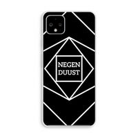 Negenduust geometrisch: Pixel 4 XL Transparant Hoesje