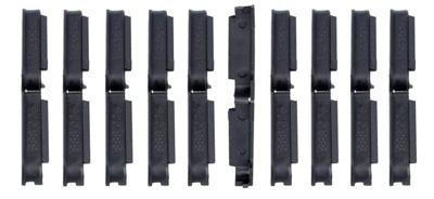 Unbranded Anp framd afdekdop voor 3 kabels pvc zw ds a 10