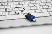 Verbatim Dual - USB-Stick 3.0 64 GB - USB-C / USB-A - Blauw - thumbnail