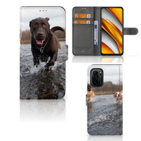 Poco F3 | Xiaomi Mi 11i Telefoonhoesje met Pasjes Honden Labrador