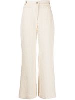 Ba&Sh pantalon Amour en tweed à coupe droite - Tons neutres Ba&Sh pantalon Amour en tweed à coupe droite - Tons neutres