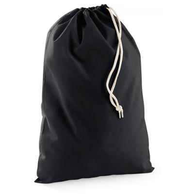 Canvas Opbergtasje - met trekkoord - katoen - zwart - 25 x 30 cm - cadeau tasje/goodie bags Canvas Opbergtasje - met trekkoord - katoen - zwart - 25 x 30 cm - cadeau tasje/goodie bags