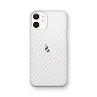 Strepen zwart-wit: iPhone 12 Transparant Hoesje