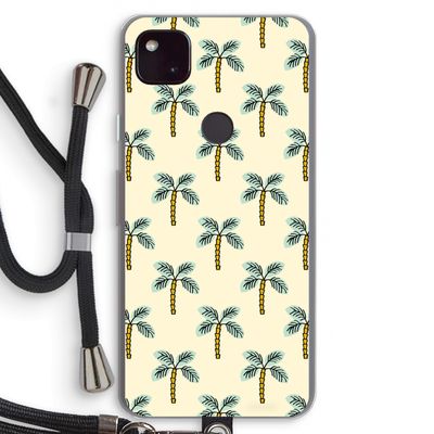 Paradise: Pixel 4a 5G Transparant Hoesje met koord
