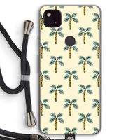 Paradise: Pixel 4a 5G Transparant Hoesje met koord