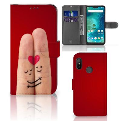 Xiaomi Mi A2 Lite | Wallet Case | met Pasjes | Liefde - Origineel Romantisch Cadeau