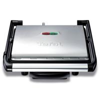 Tefal gc241d multifunctionele panini grill 2000w zwart/rvs