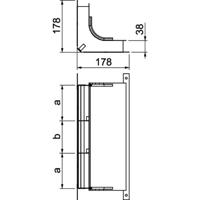 OBO Bettermann 7400662 Boog (b x h) 350.00 mm x 38.00 mm 1 stuk(s)