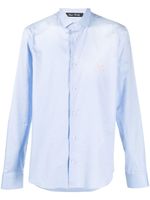 Philipp Plein chemise en coton à logo brodé - Bleu - thumbnail