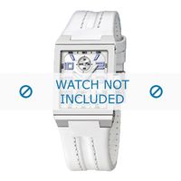 Horlogeband Festina F16224-B / F16224/P1 Leder Wit 14mm