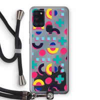 8-bit N°2: Samsung Galaxy A21s Transparant Hoesje met koord