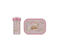 2-delige Mepal lunchset campus fairy garden lunchbox + schoolbeker