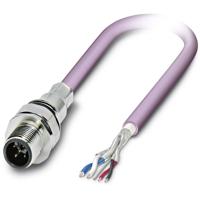 Phoenix Contact 1525649 Sensor/actuator inbouwconnector M12 Aantal polen (sensoren): 5 Stekker, inbouw 2.00 m 1 stuk(s)
