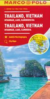 Wegenkaart - landkaart Thailand, Vietnam, Laos, Cambodja | Marco Polo