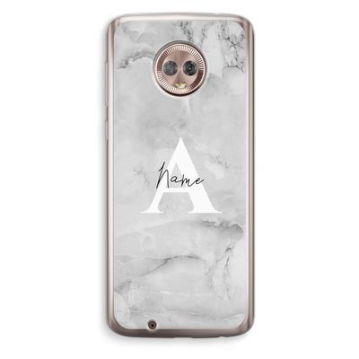Ivory Marble: Motorola Moto G6 Transparant Hoesje