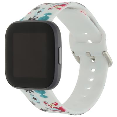 Fitbit Versa Print Sport Band - Kerst Wit Fitbit Versa Print Sport Band - Kerst Wit