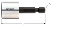 Rotec Dopsleutel | E6.3 | 1/4" Bitopname | Magnetisch | SW 5x50 - 819.00501