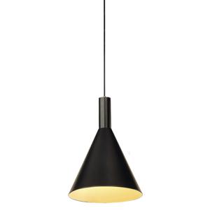 SLV Zwarte hanglamp Phelia L 133320