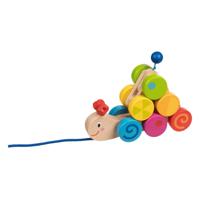 Goki houten trekdier rups