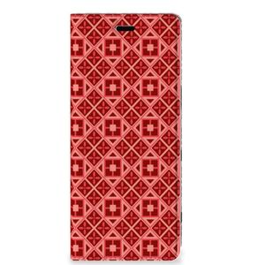 Sony Xperia 5 Hoesje met Magneet Batik Rood