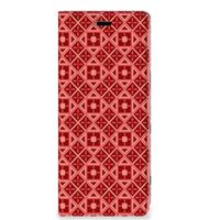 Sony Xperia 5 Hoesje met Magneet Batik Rood