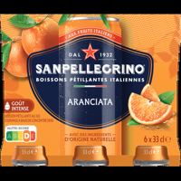 Sanpellegrino Limonade Aranciata 6 x 330 ml bij Jumbo