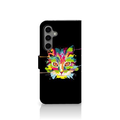 Samsung Galaxy S24 FE Leuk Hoesje Cat Color