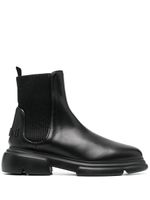 Emporio Armani bottes chelsea à semelle épaisse - Noir