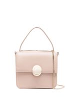 Chloé micro Penelope leather tote bag - Tons neutres