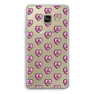 GIRL POWER: Samsung A3 (2017) Transparant Hoesje