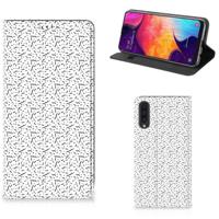 Samsung Galaxy A50 | Hoesje met Magneet | Stripes Dots