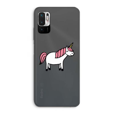 Eenhoorn: Xiaomi Redmi Note 10 5G Transparant Hoesje