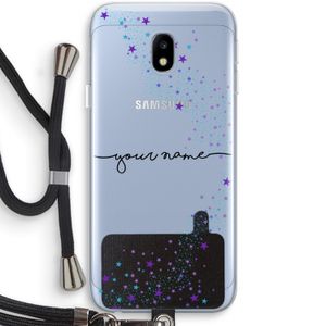Sterren: Samsung Galaxy J3 (2017) Transparant Hoesje met koord