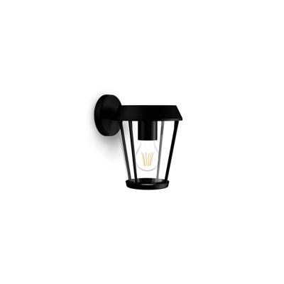 Wandlamp Philips Zwart Aluminium E27