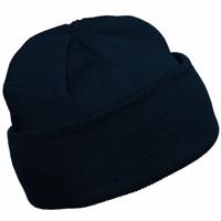 Wintermuts Beanie Yukon - donkerblauw - heren/dames - sterk/zacht/licht gebreid 100% Acryl