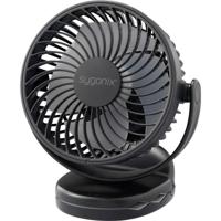 Sygonix Accuventilator 4 W Zwart Sygonix Accuventilator 4 W Zwart