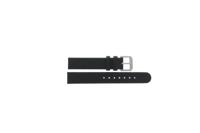 Horlogeband Universeel 61185.10.16.C Leder Zwart 16mm