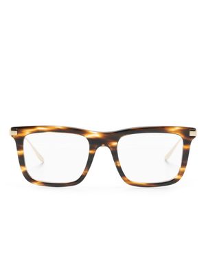 Gucci Eyewear lunettes de vue GG14380 à monture carrée - Marron
